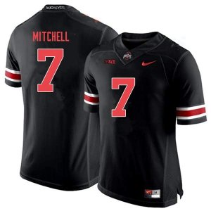 NCAA Ohio State Buckeyes Men's #7 Teradja Mitchell Black Out Nike Football College Jersey YPZ1545CV